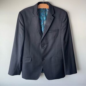Ted Baker London Endurance 100% Wool Men’s Sports Coat Blazer Jacket Black 40S